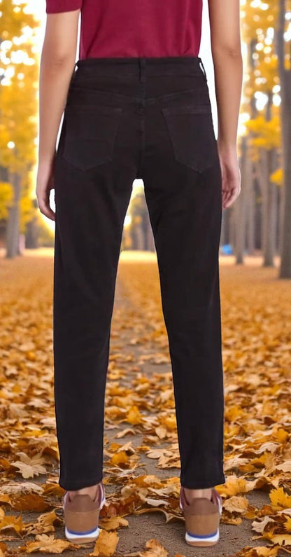 JEANS MOM FIT NOIR AMIRA G-SMACK