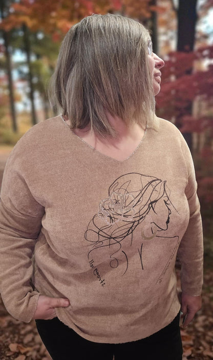 PULL NINON CAMEL