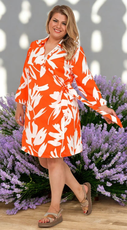 Robe orange christy
