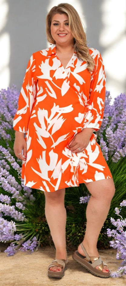 Robe orange christy