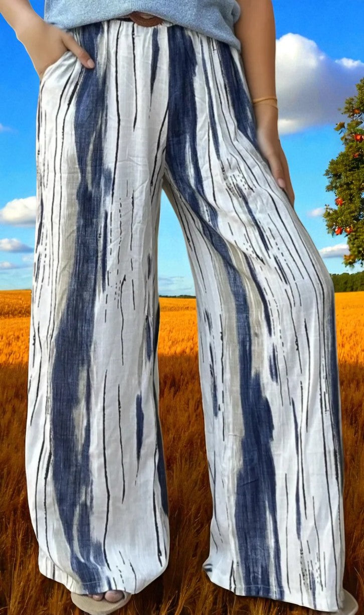 PANTALON FLORA MARINE