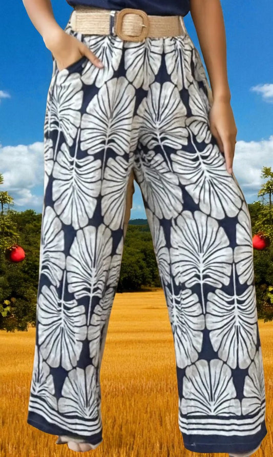 PANTALON CLEO MARINE