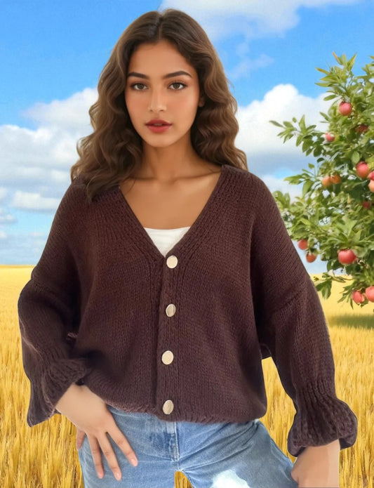 CARDIGAN  ANISSA CHOCO