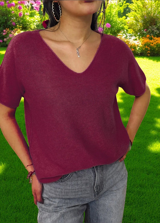PULL ANAE BORDEAU