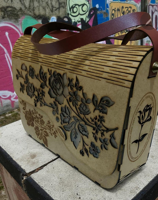 SAC EN BOIS "ROSE"