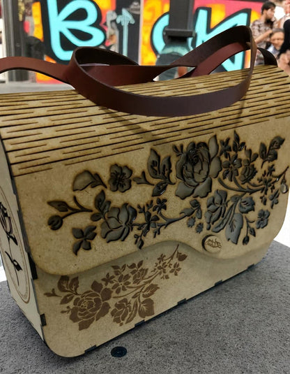 SAC EN BOIS "ROSE"