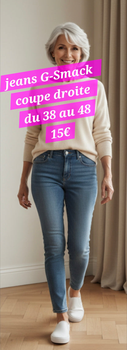 JEANS claude G_SMACK coupe droite du 38 au 48