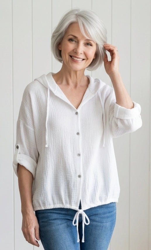 GILET/VESTE  Gael Blanc valable jusqu au 42