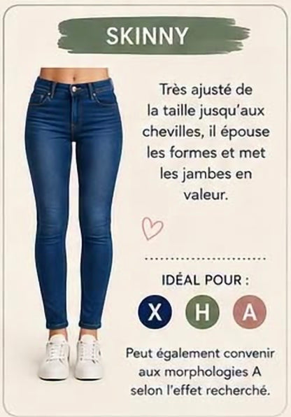 20.✨ Jean Skinny Mila Premium – L'effet galbant qui sublime votre silhouette ✨