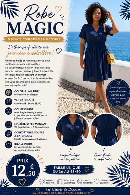 Robe Magic – Coloris MARINE