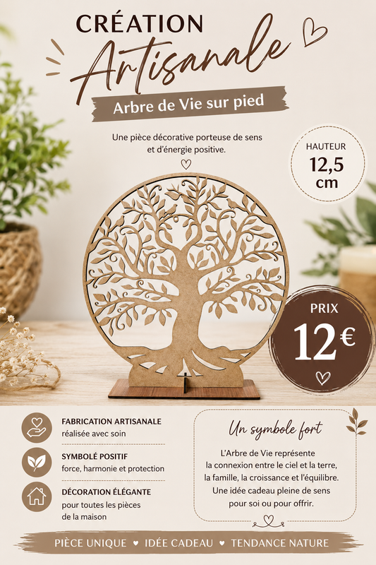 🌳 Arbre de Vie sur pied – Création artisanale